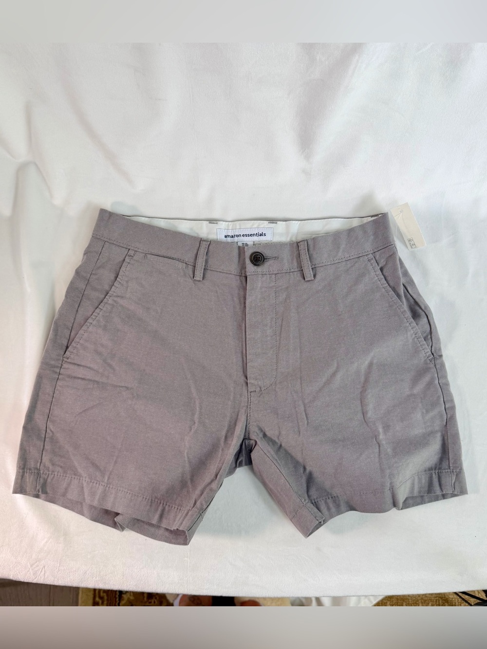 Men's Gray Casual Cotton Shorts